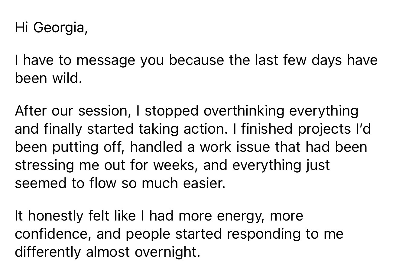 Client testimonial screenshot 5